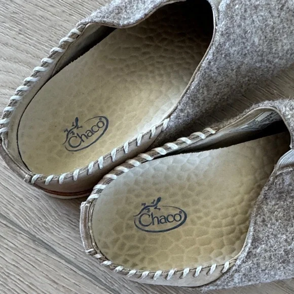 Chaco Wool Harper Mink Tan Slip-On Shoes 7.5 women’s - Picture 2 of 5